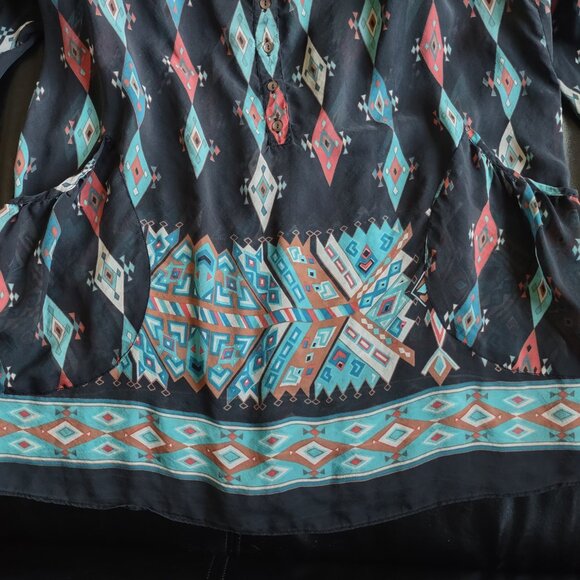 Stella Forest vintage silk tunic blouse - Picture 5 of 6